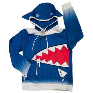 Shark Anime-style Hoodie